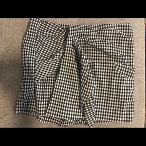 Zara checkered skort